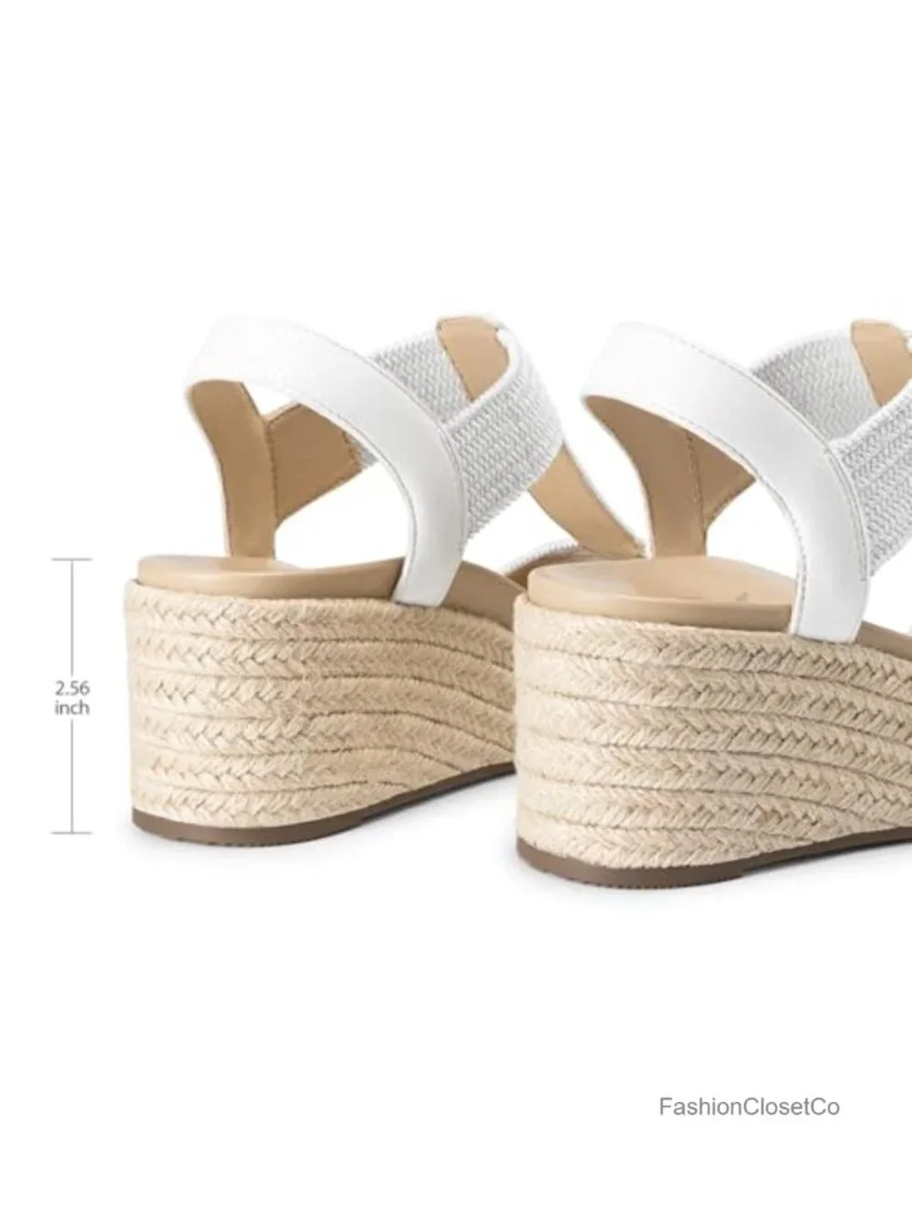 Espadrille Wedge Sandals Women Platform Orthopedic Arch Support Elastic Ankle